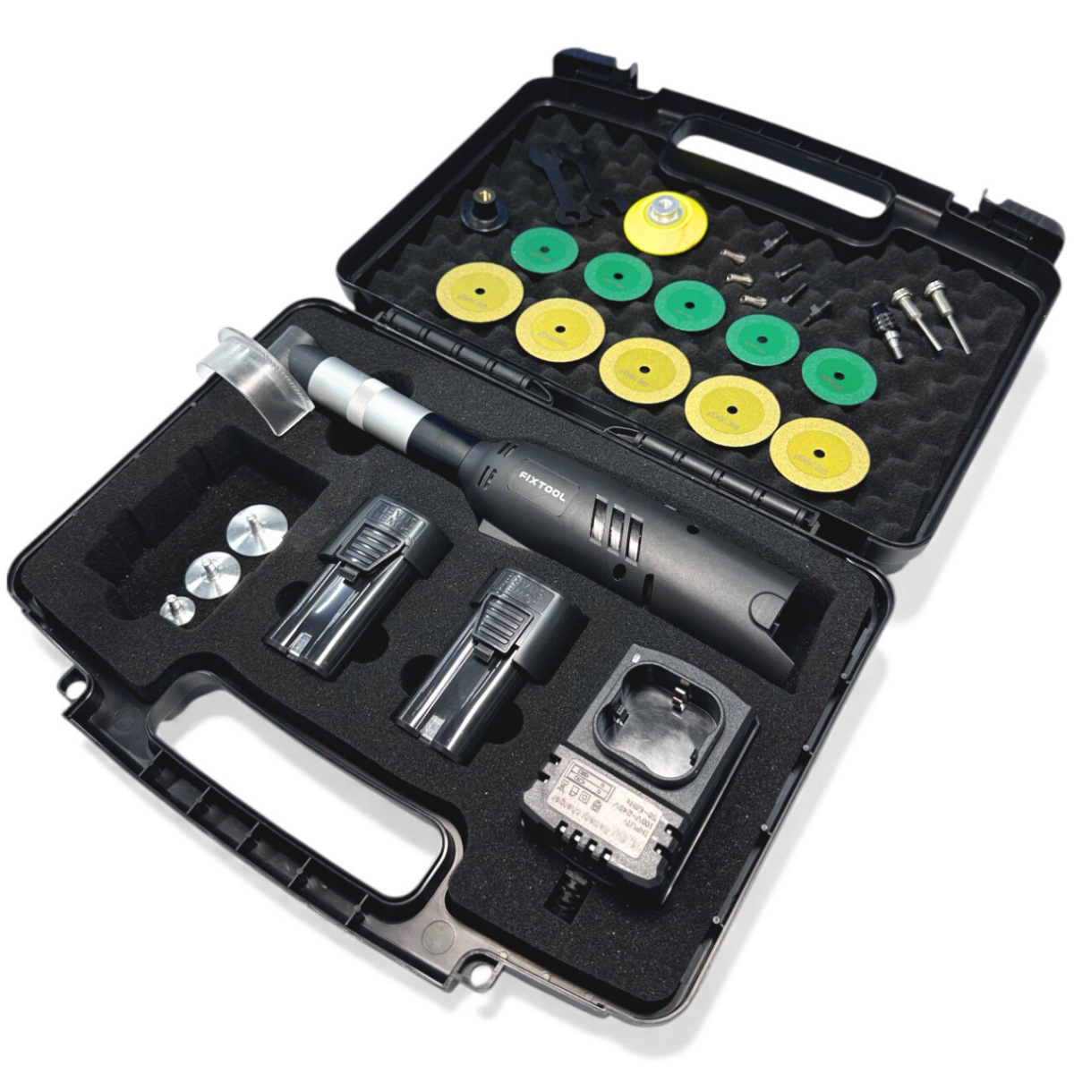 Гравер Fixtool BLACK EDITION с 2 АКБ полная комплектация (GRAVBL)