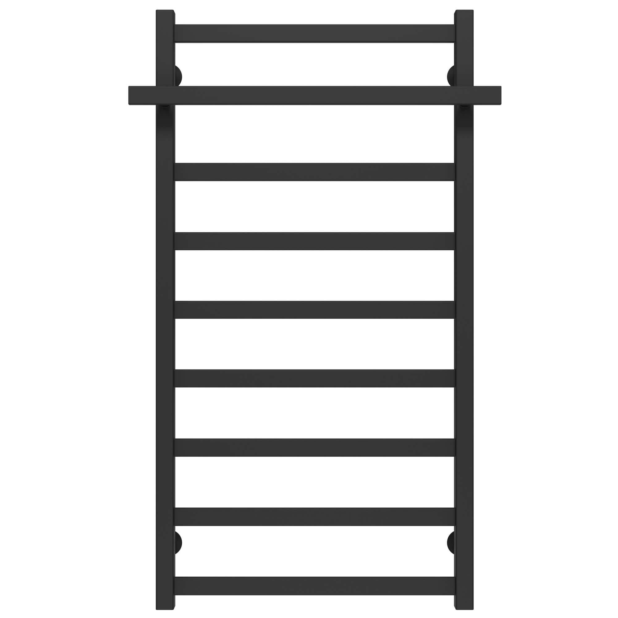 Полотенцесушитель водяной Deffi Nicolе П9 боковое правое подключение нержавеющая сталь 500x1000 мм Черный (A.NI.100.50.9.BC)