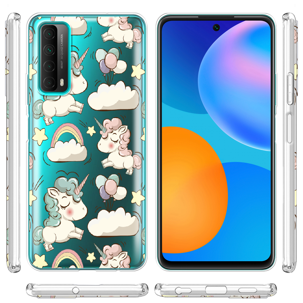 Чохол Boxface Huawei P Smart 2021 Unicorns Прозорий силікон (41133-cc2-41133) - фото 3