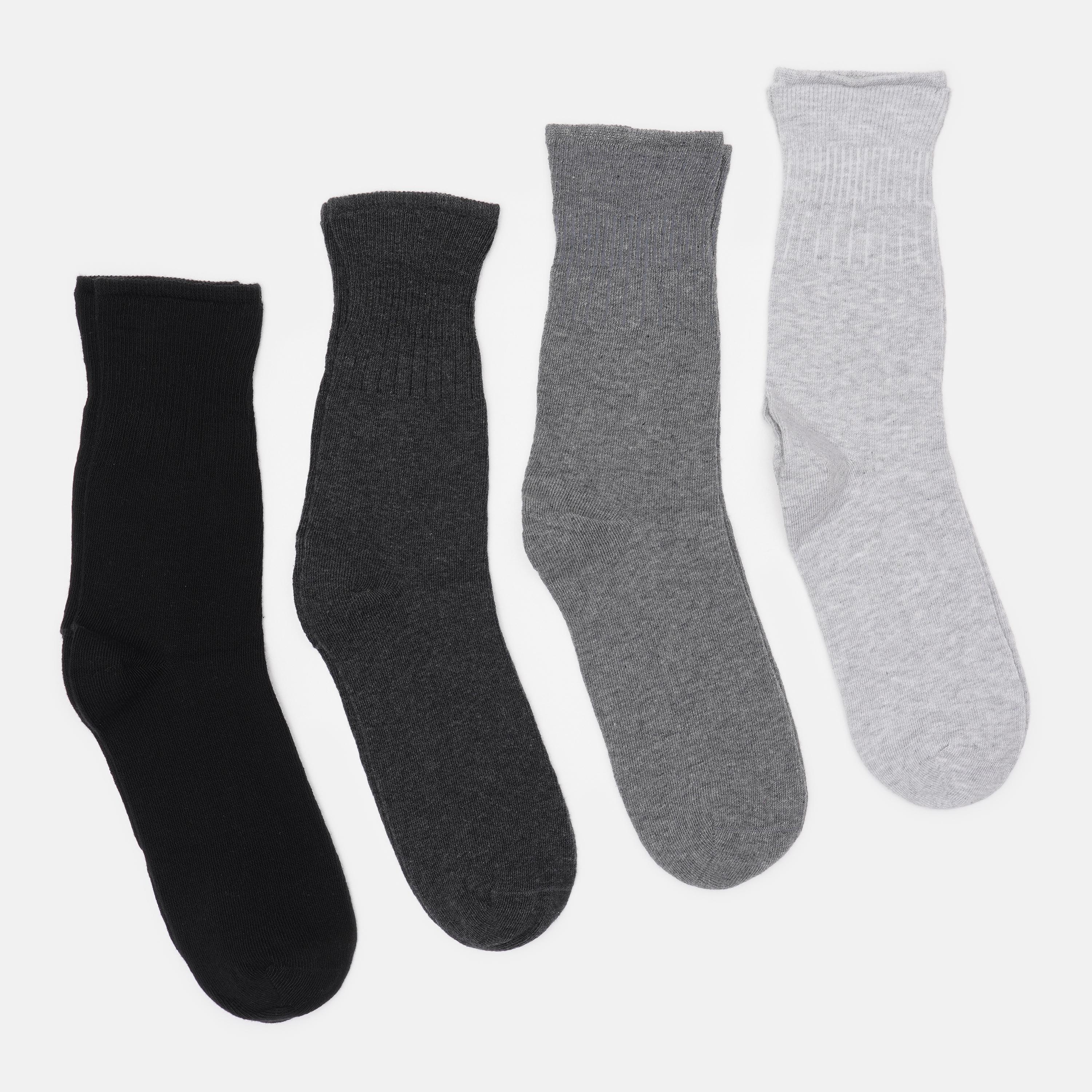 Шкарпетки C&A р. 35-38 4 пари Сірий/Чорний (1309555474)