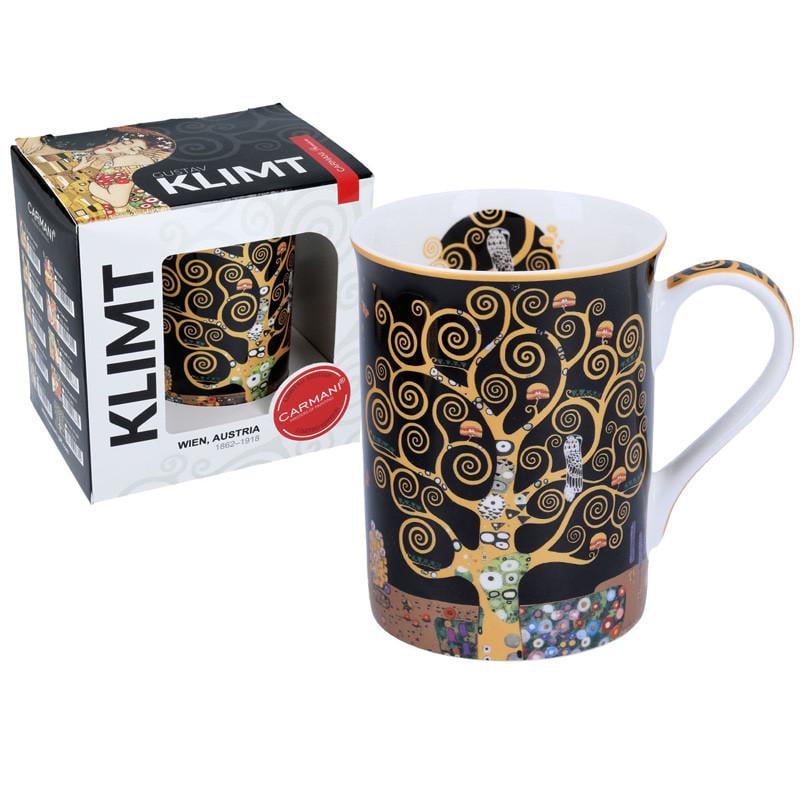 Кружка фарфоровая Carmani Г. Климт Дерево жизни 400 мл (532-2313)
