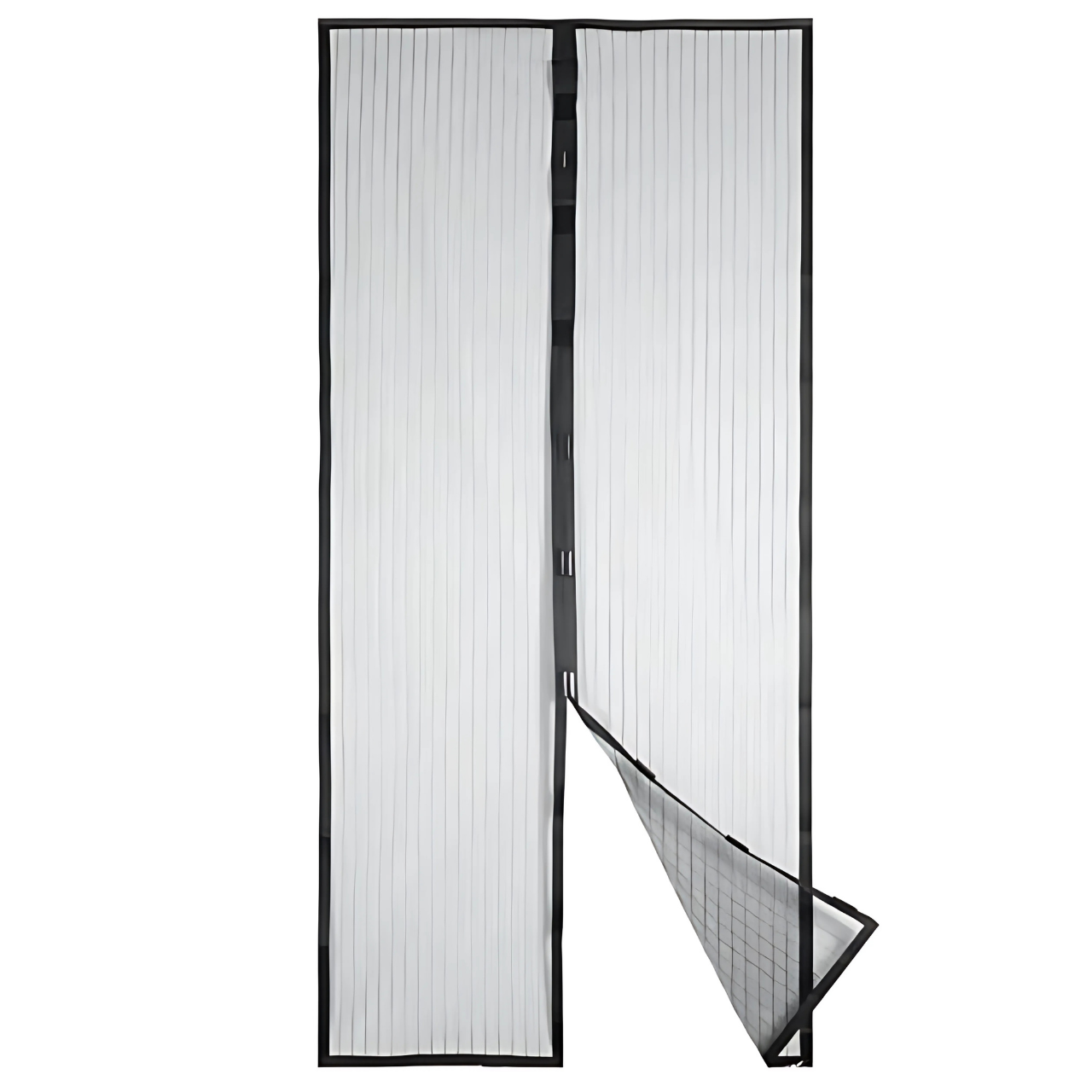 Штора антимоскітна Magic Mesh на магнітах для дверей 210х100 см Чорний (7399689941) - фото 2