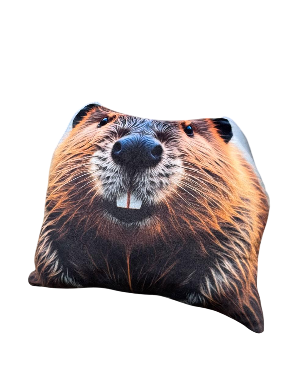 Мягкая игрушка-подушка Бобер 3D 30 см (2590858860)