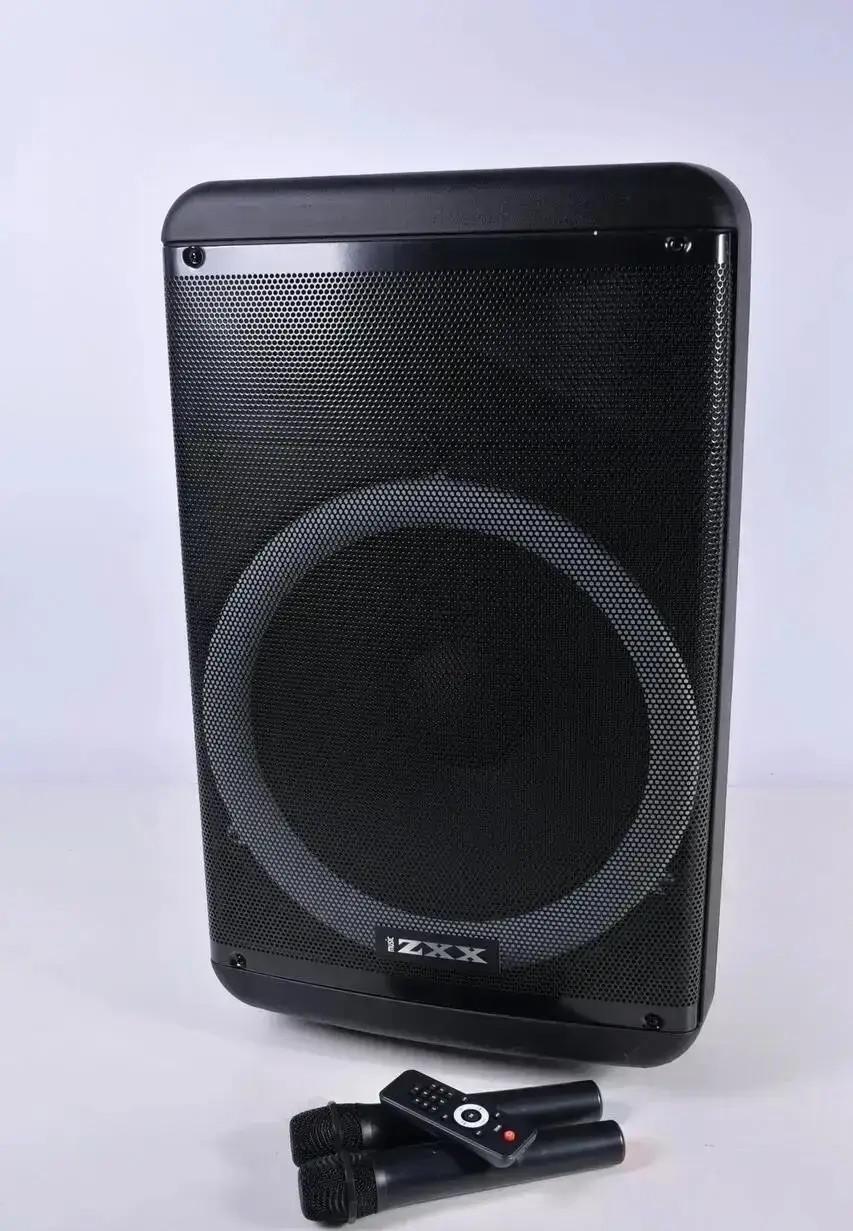 Акустическая система ZXX-7878 600 Вт RGB подсветка с 2 микрофонами и пультом 1х3" Черный (2732775996)