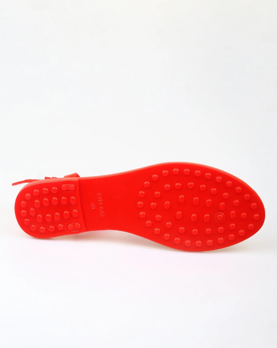 Босоножки шлепанцы женские пляжные р. 23,5 см 38 Красный с черным (KG-7726) - фото 5 Босоножки шлепанцы женские пляжные р. 23,5 см 38 Красный с черным (KG-7726) - фото 5