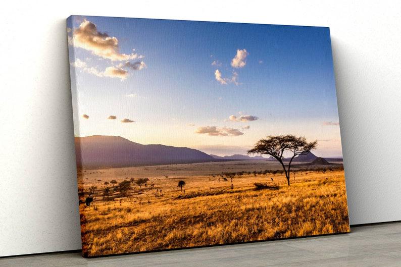 Картина на холсте KIL Art Дикая саванна Африки 122x81 см (362)