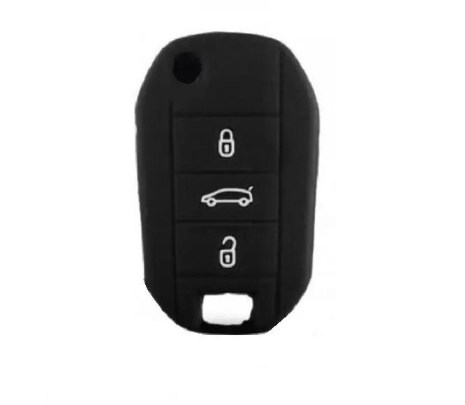 Чехол для автоключа силиконовый Peugeot KC03