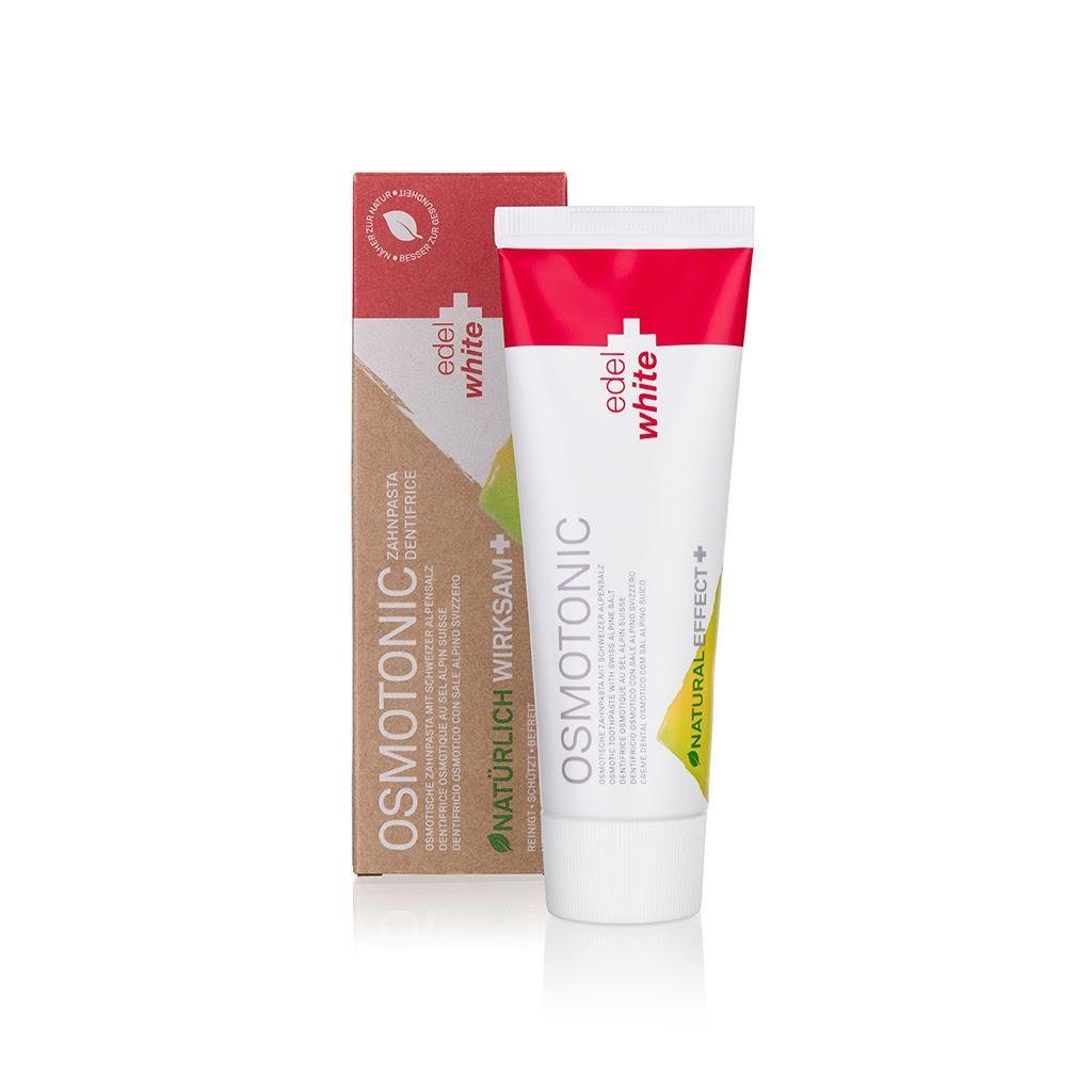 Зубная паста травяная Edel White Osmotonic с солью швейцарских Альп 75 мл (793)
