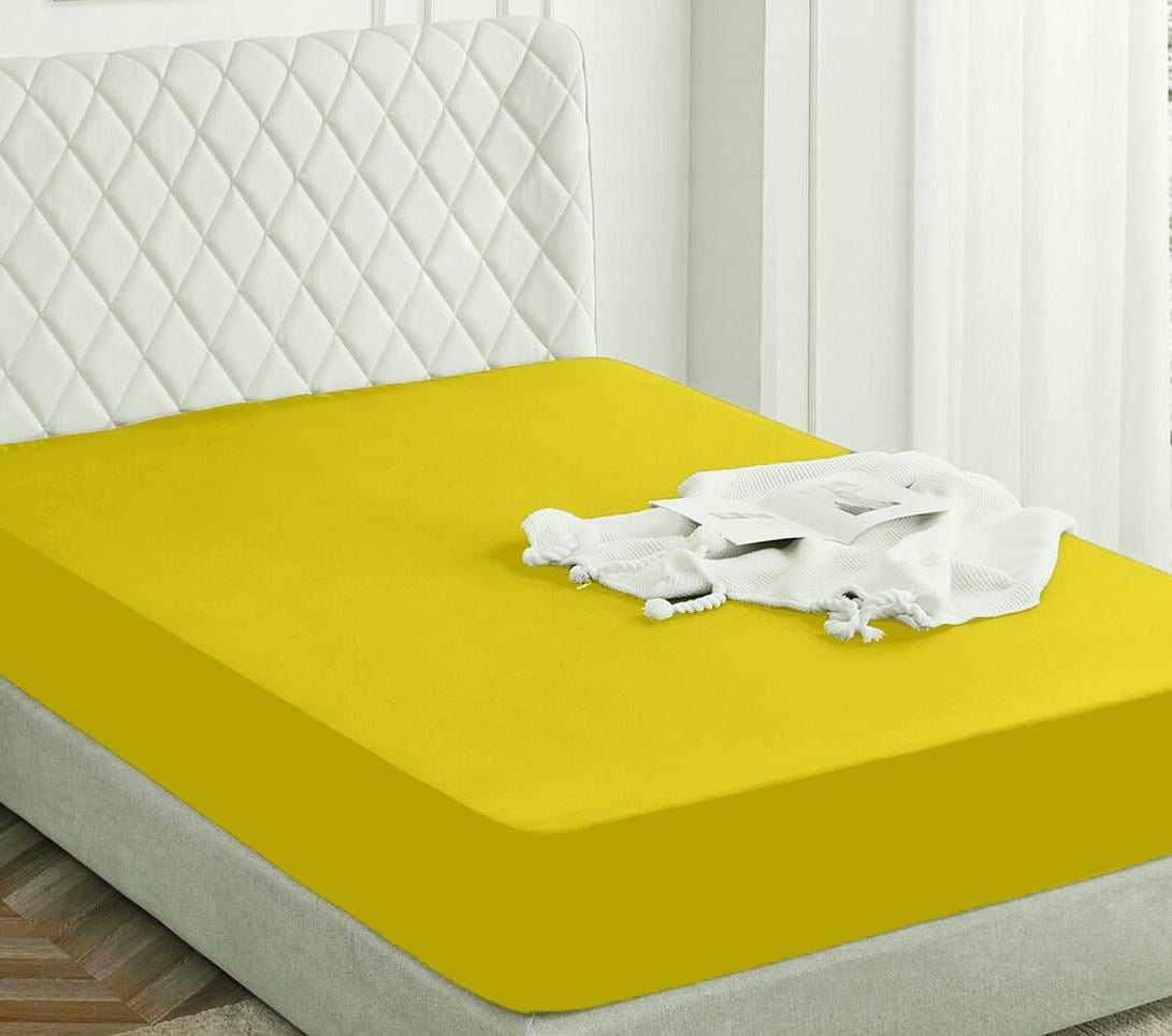 Простынь на резинке Zastelli Джерси 180х200+25 см Желтый (31262472) Простынь на резинке Zastelli Джерси 180х200+25 см Желтый (31262472)