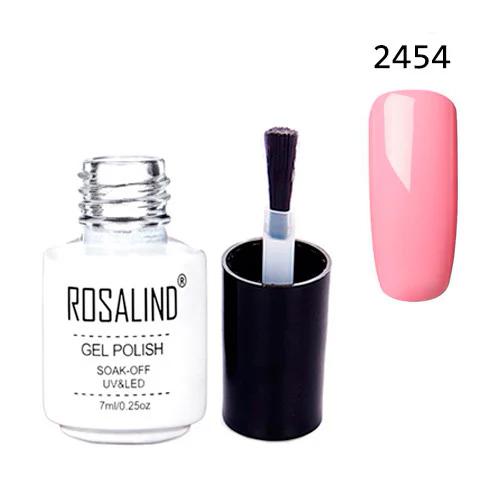 Гель-лак для ногтей маникюра Rosalind 7 мл шеллак для UV LED 2454 Pink (357964) Гель-лак для ногтей маникюра Rosalind 7 мл шеллак для UV LED 2454 Pink (357964)