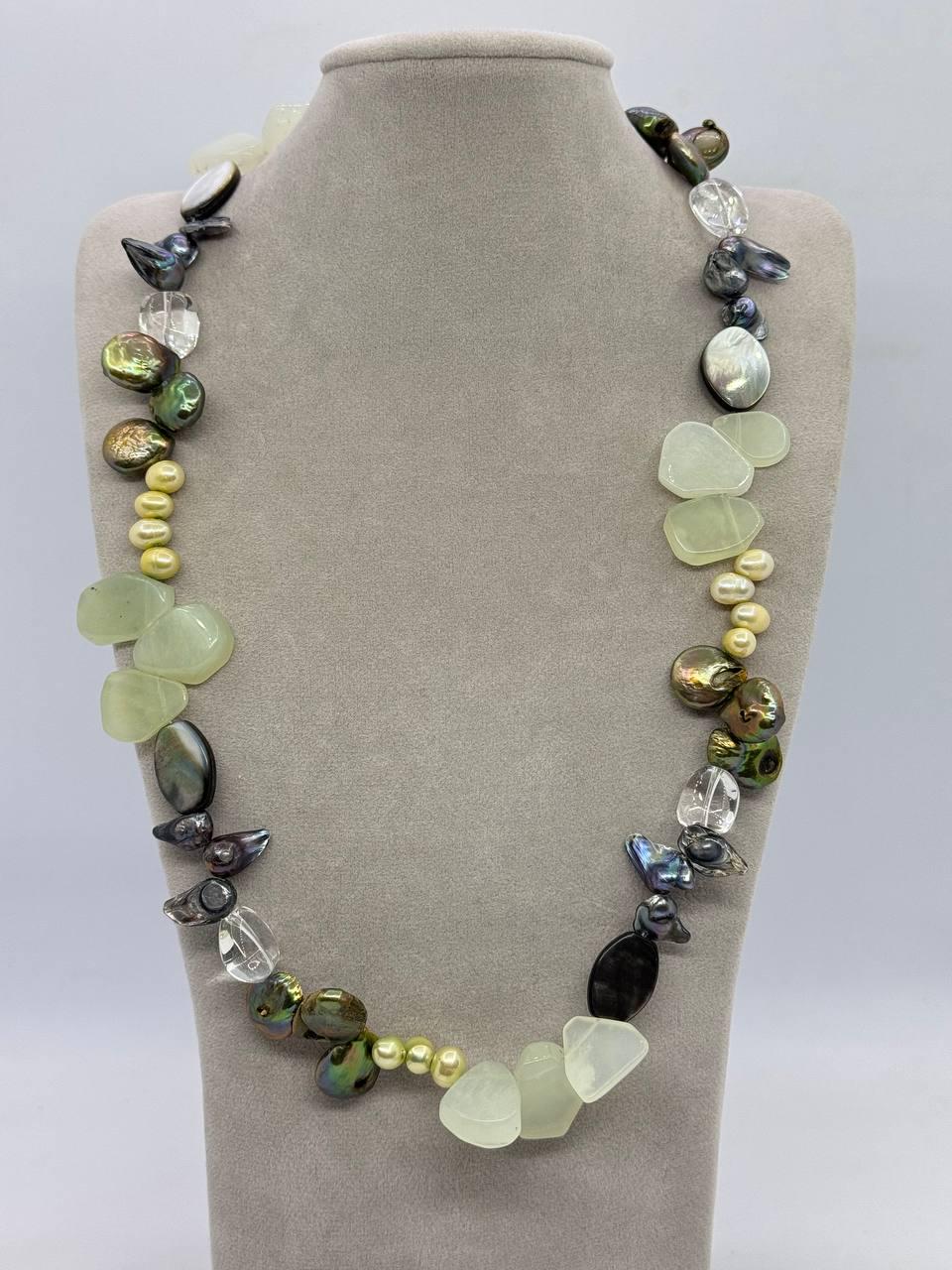 Бусы комбинированные 54 см Комбинированный (12171)