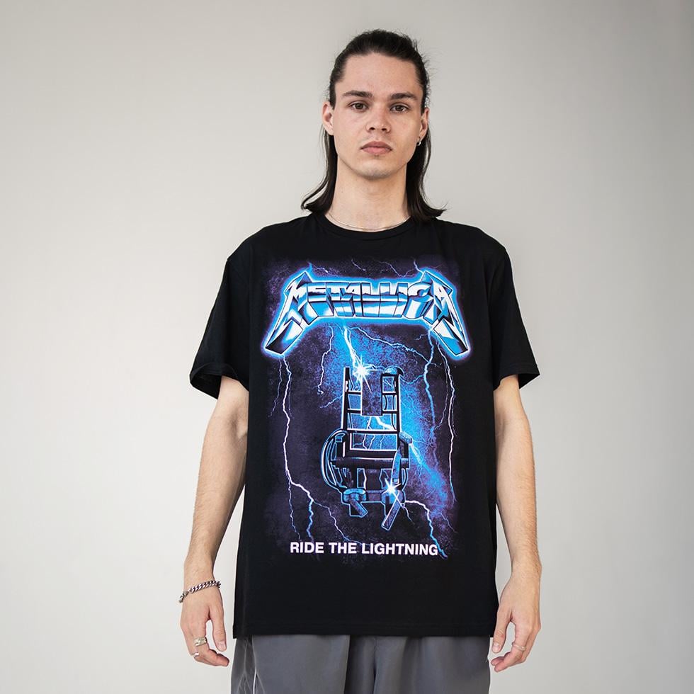Футболка унисекс Metallica Ride the Lightning 2XL Черный (00000001581)
