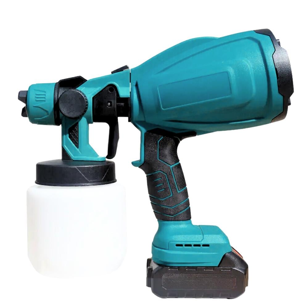 Фарбарозпилювач портативний з 2-ма акумуляторами 18 В та регулюванням ширини 1000 мл (120.1321) Фарбарозпилювач портативний з 2-ма акумуляторами 18 В та регулюванням ширини 1000 мл (120.1321)