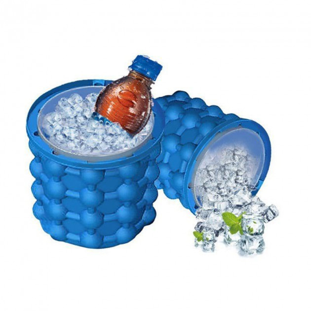 Форма для заморозки льоду Ice Cube Maker Синій (123393189SM) - фото 2