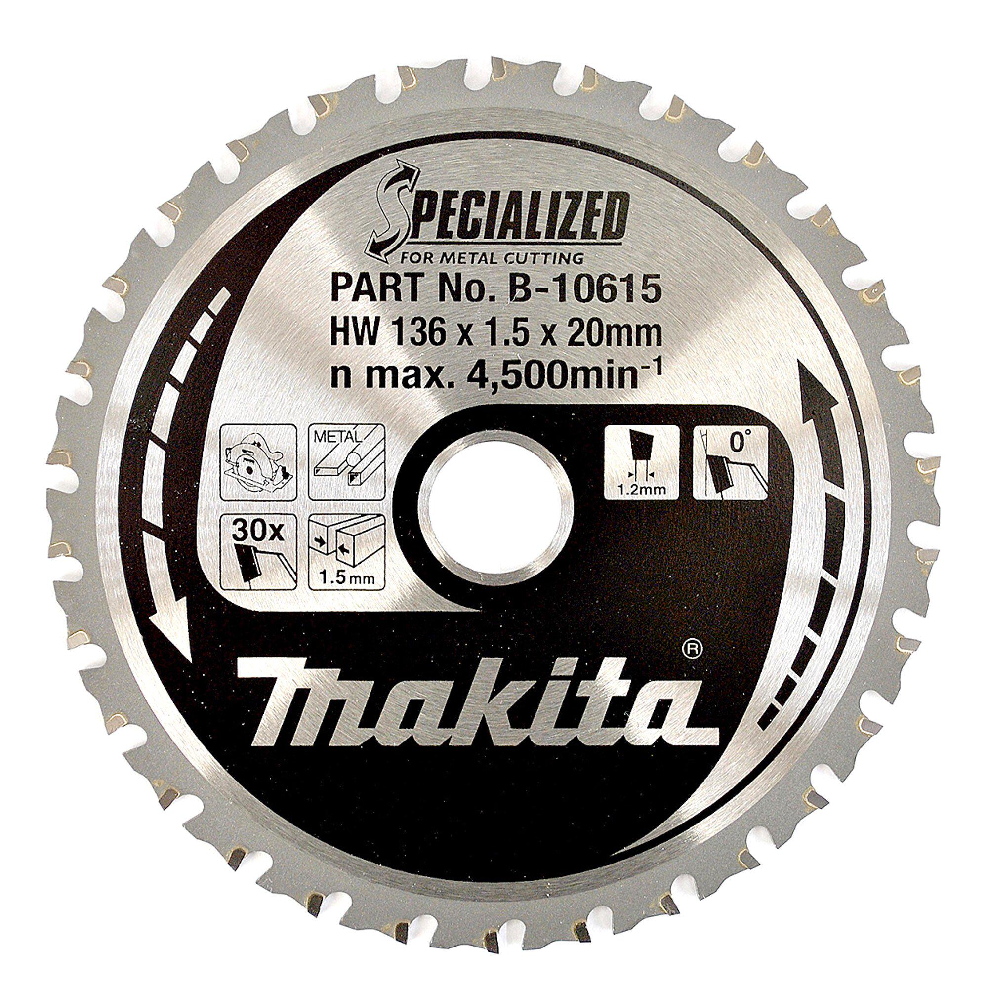 Диск пильный по металлу Makita 136х20 мм 30T