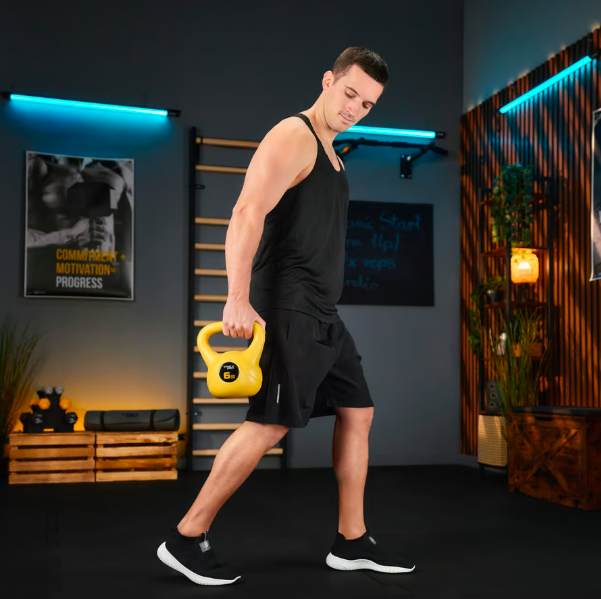 Гиря вінілова TREX Sport TX-006CKB 6 кг Жовтий (4609) - фото 7 Гиря вінілова TREX Sport TX-006CKB 6 кг Жовтий (4609) - фото 7