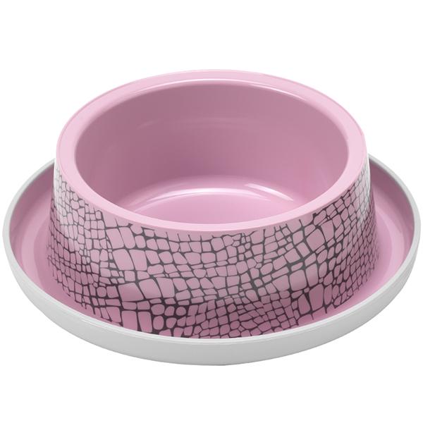 Миска для собак защита от муравьев Мoderna Trendy Dinner Dog №2 WildLife 735 мл d 20 см Розовый (H132310WL)