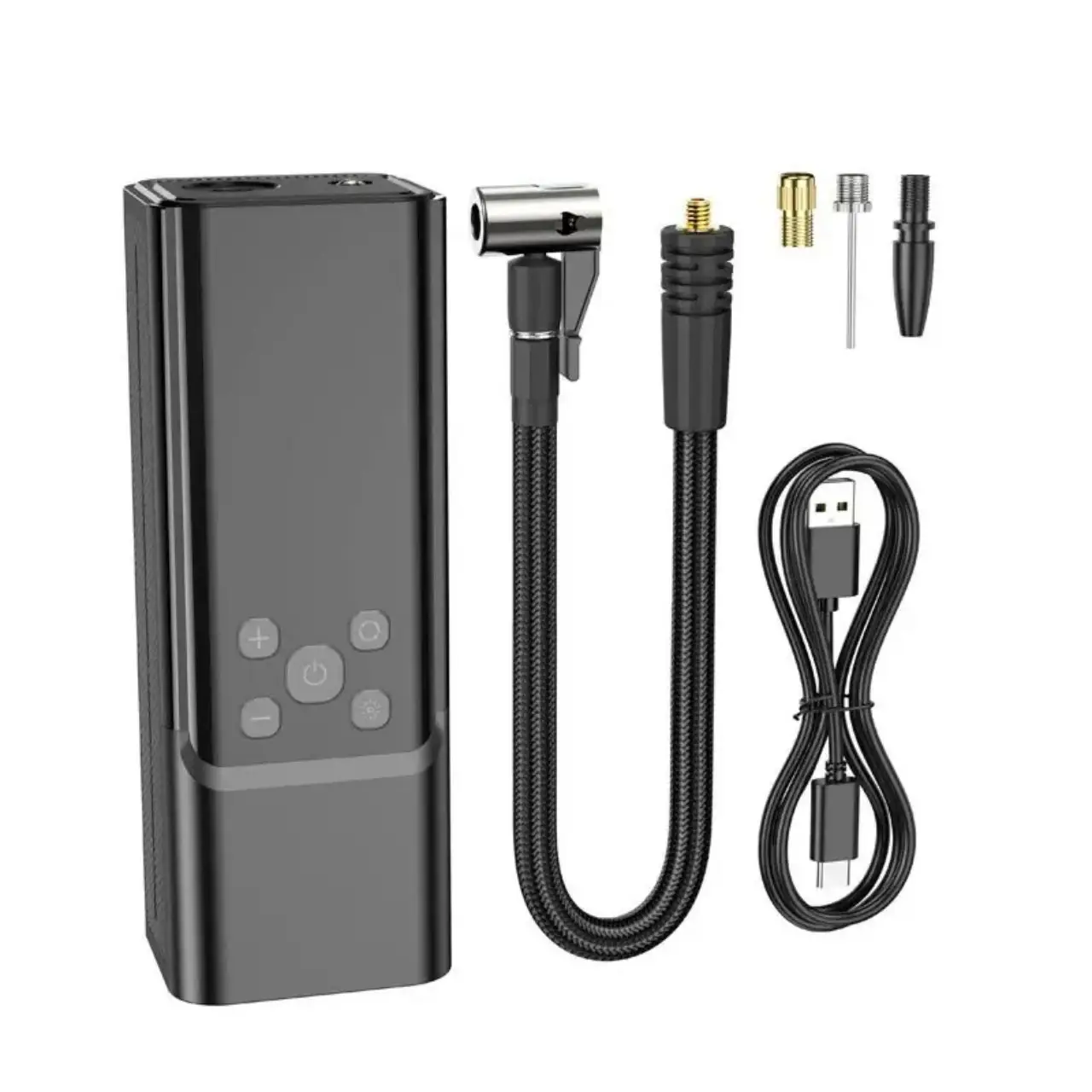 Компресор автомобільний Hoco ZP7 Maddy акумуляторний для шин з ліхтариком та повербанком (29088651) - фото 7 Компресор автомобільний Hoco ZP7 Maddy акумуляторний для шин з ліхтариком та повербанком (29088651) - фото 7