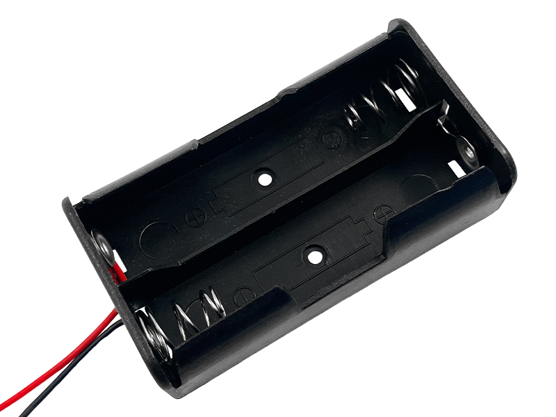 Відсік батарейний Daier BH18650-2001 2 x 18650 3,7V з проводами (1-0989) - фото 2