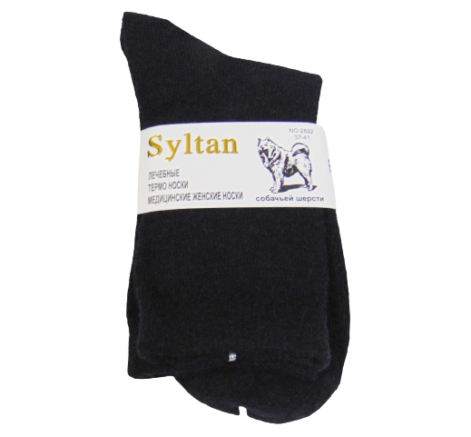 Носки термо лечебные собачья шерсть Syltan 2516-5 р. 37-41 Синий (1962155029)