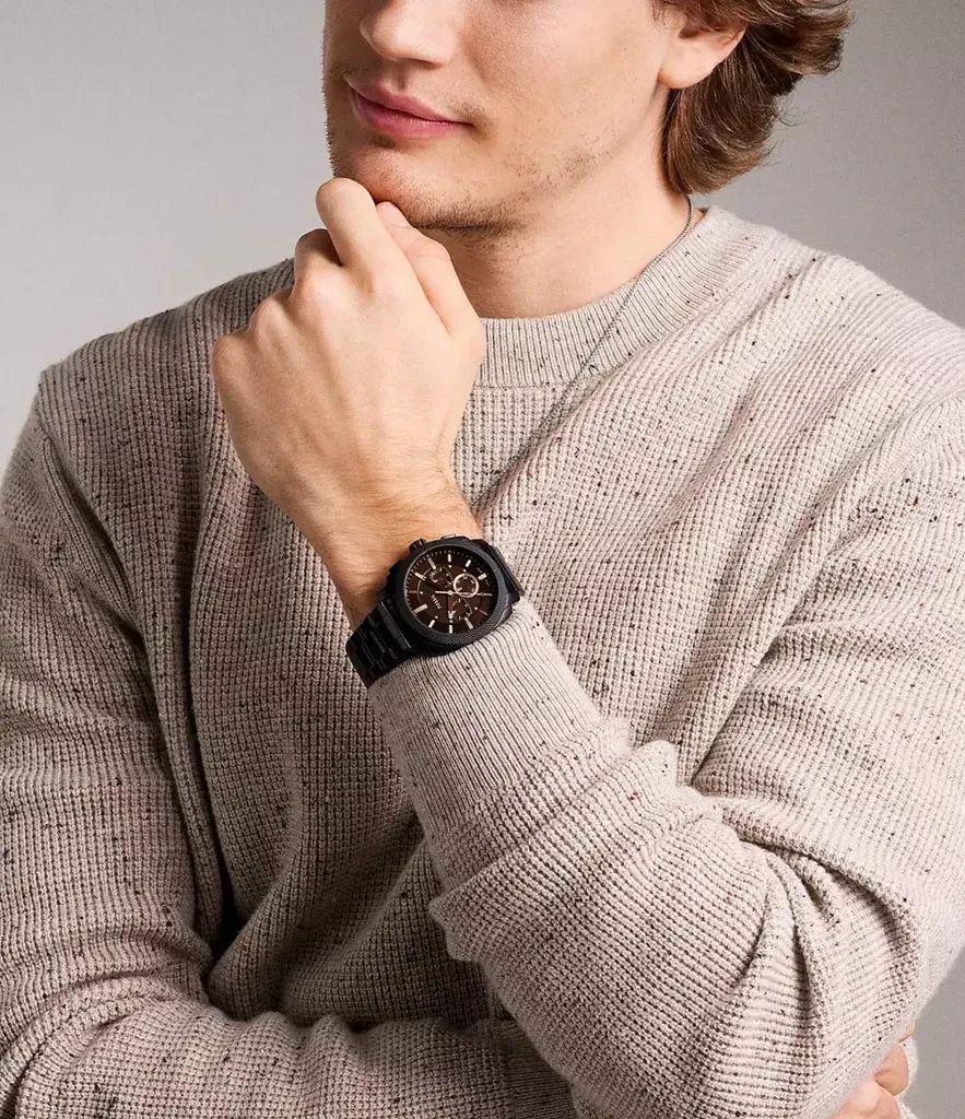 Наручные часы мужские Fossil Machine FS6097 44 мм (27769479) - фото 3 Наручные часы мужские Fossil Machine FS6097 44 мм (27769479) - фото 3