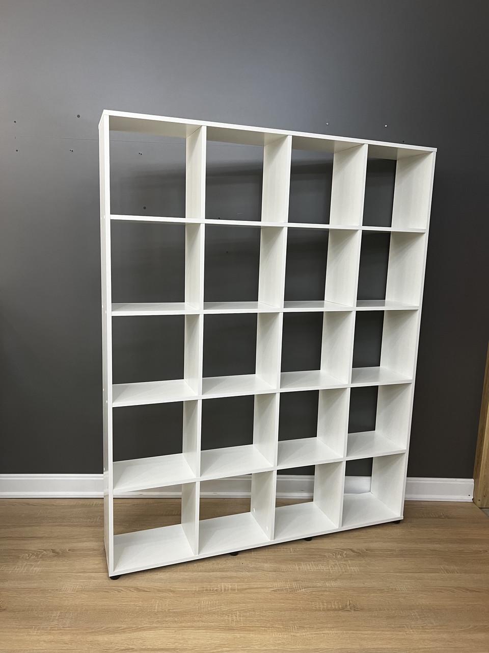 Стелаж В-20 на 20 комірок 1390х1770х252 мм Білий - фото 4 Стелаж В-20 на 20 комірок 1390х1770х252 мм Білий - фото 4