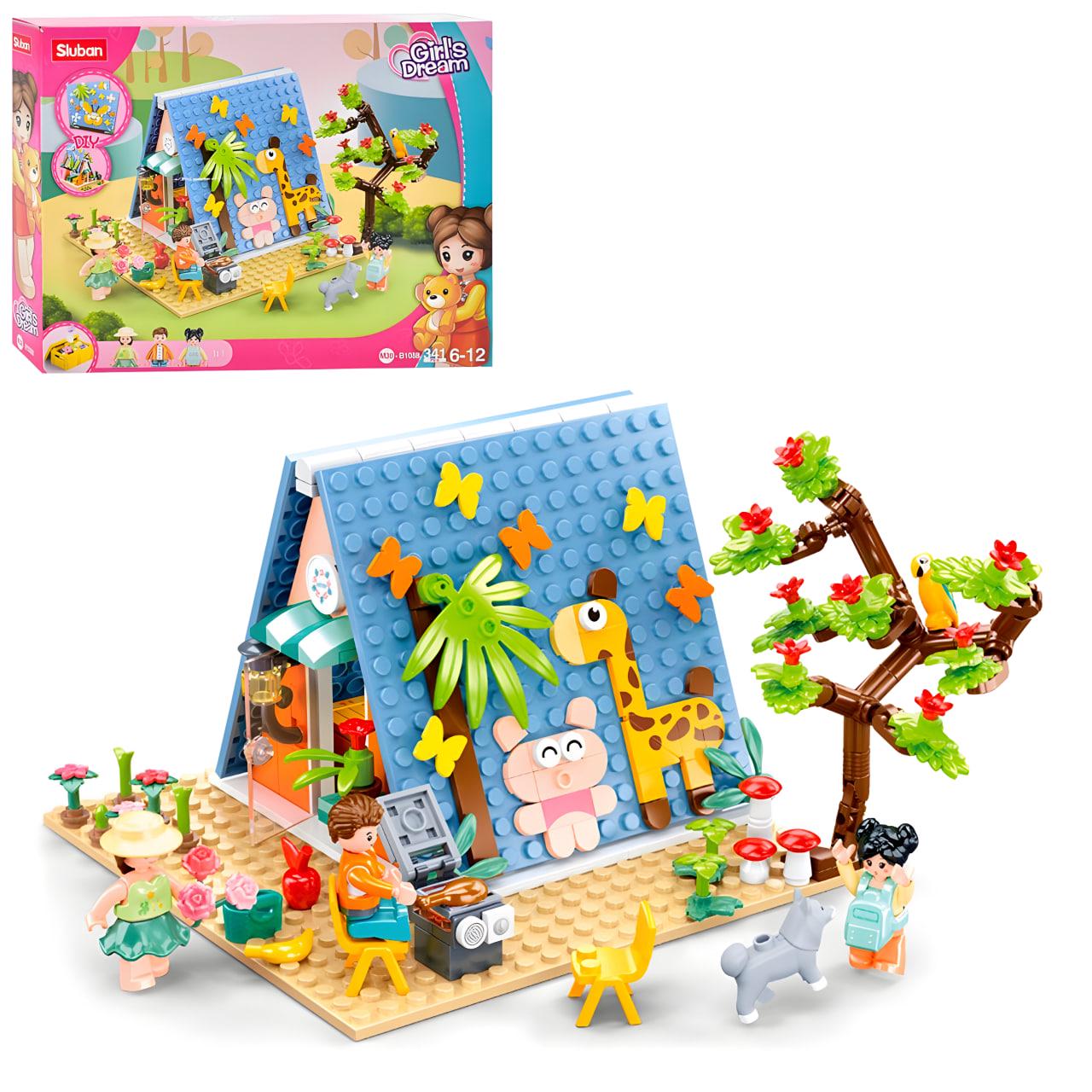 Конструктор Sluban Табір 341 деталь (M38-B1088) - фото 4 Конструктор Sluban Табір 341 деталь (M38-B1088) - фото 4