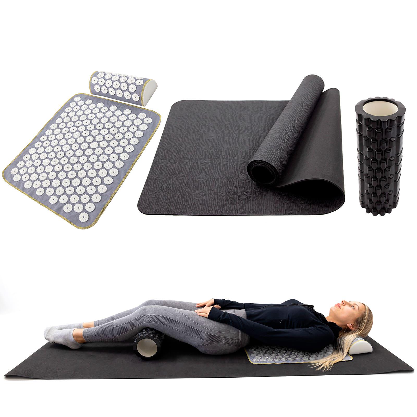 Набор OSPORT Set 111 коврик для йоги/аппликатор Кузнецова/массажный ролик (n-0144-01-0302-01) - фото 2