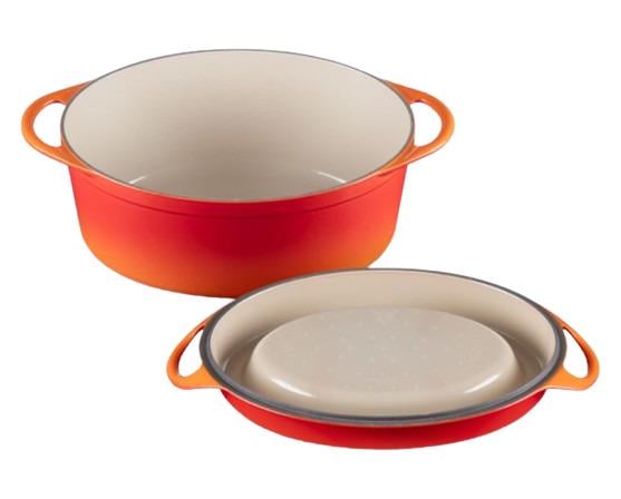 Гусятниця Le Creuset Volcanic 7,2 л (25084320902460) - фото 5