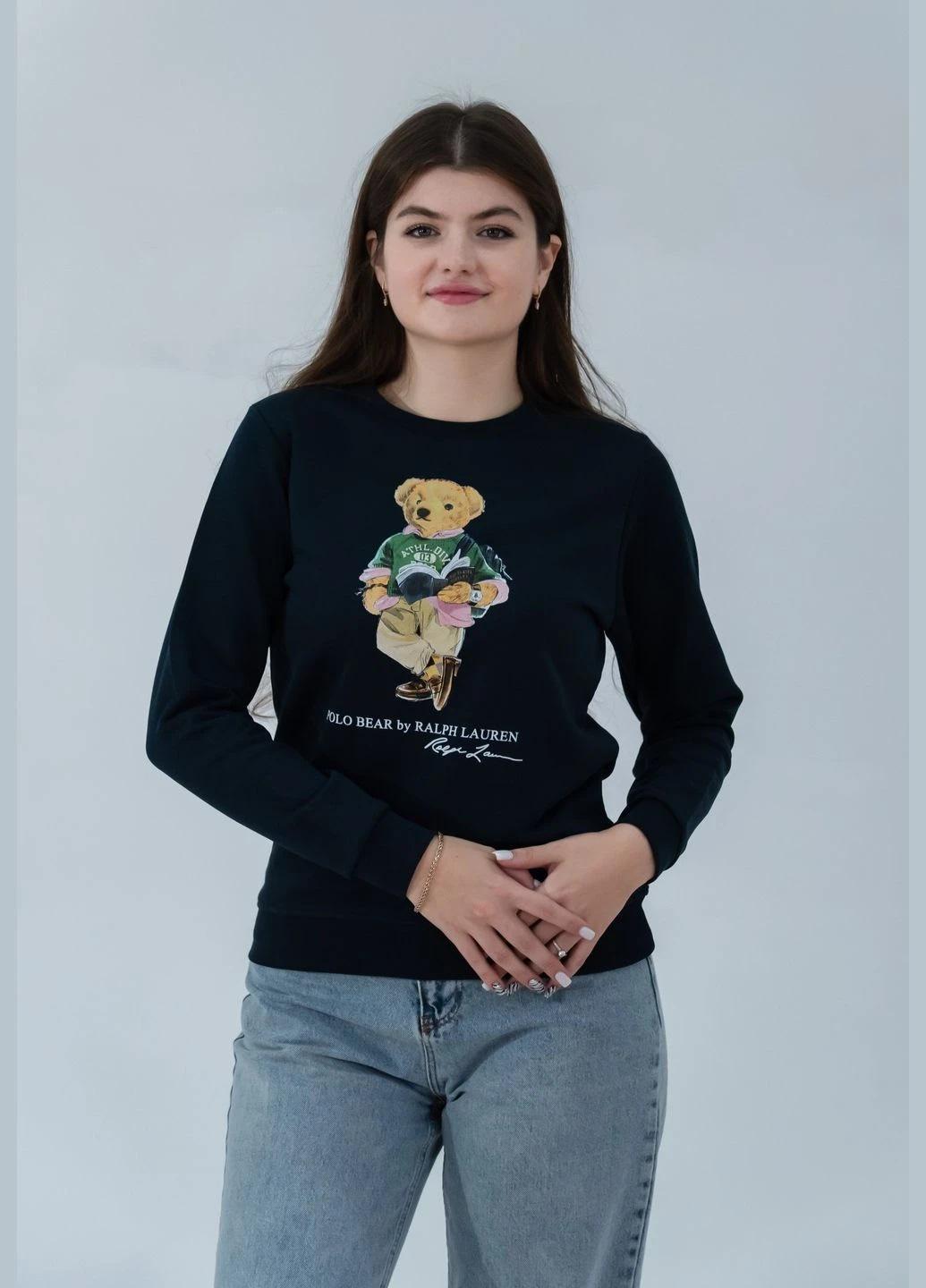 Світшот жіночий Ralph Lauren Polo Bear S-5066NV M (S-5066NV M) - фото 2