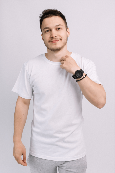 Футболка універсальна 2XL Білий (33981980)