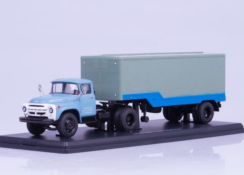 Колекційна модель SSM ЗІЛ-130В1 з напівпричепом масштаб 1:43
