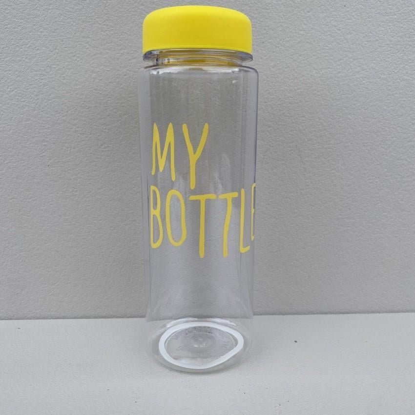 Пляшка для води My Bottle з чохлом 500 мл Прозорий/Жовтий (500-500)