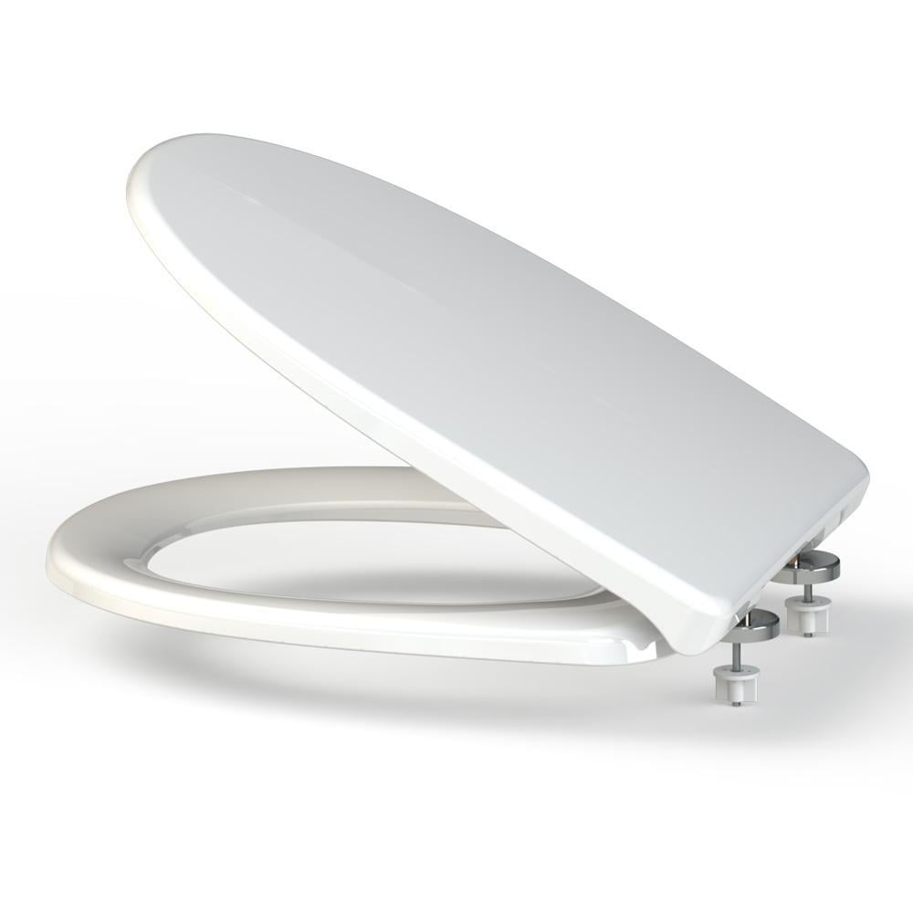 Крышка для унитаза СУ16-Д быстросъемное крепление с микролифтом 360х449 мм