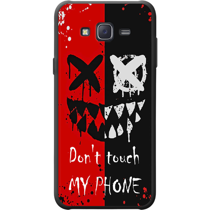 Чехол BoxFace Samsung J500H Galaxy J5 Bad Smile Черный силикон (25242-up2468-41568)