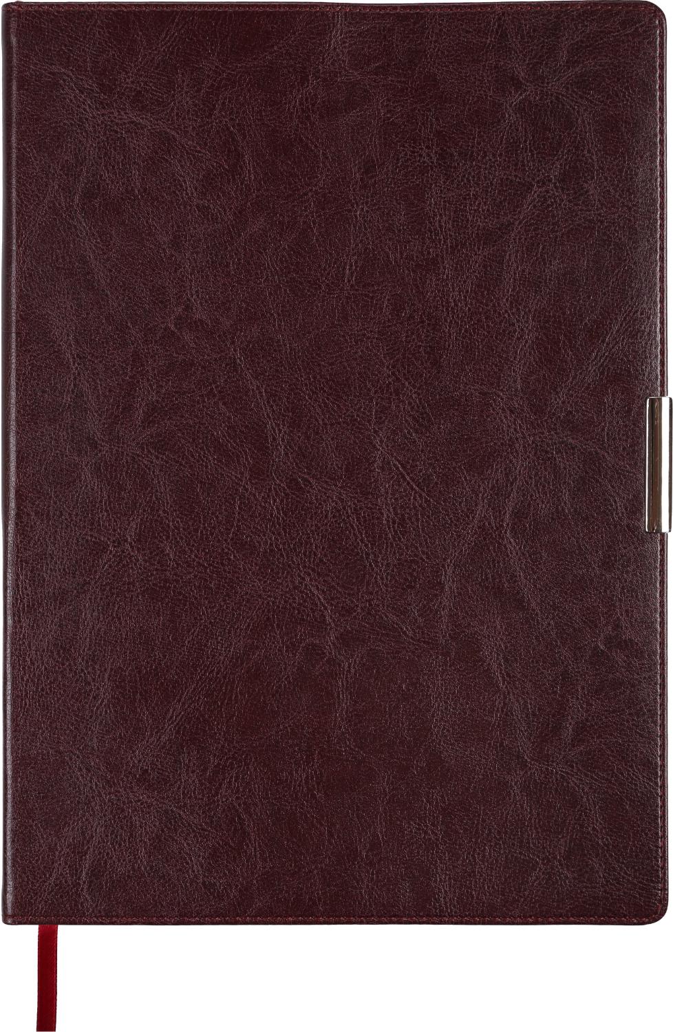 Ежедневник недатированный Buromax SALERNO А4 288 страниц Бордовый (BM.2099-13)