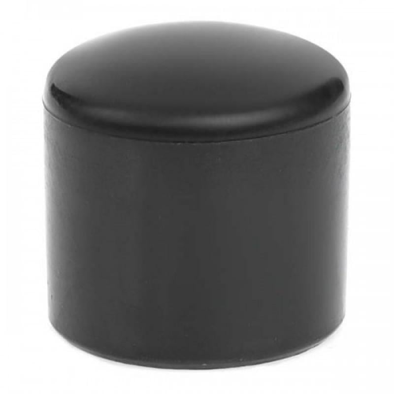 Заглушка на круглу трубу Термопласт d25 мм зовнішня Чорний (1154-05 ...