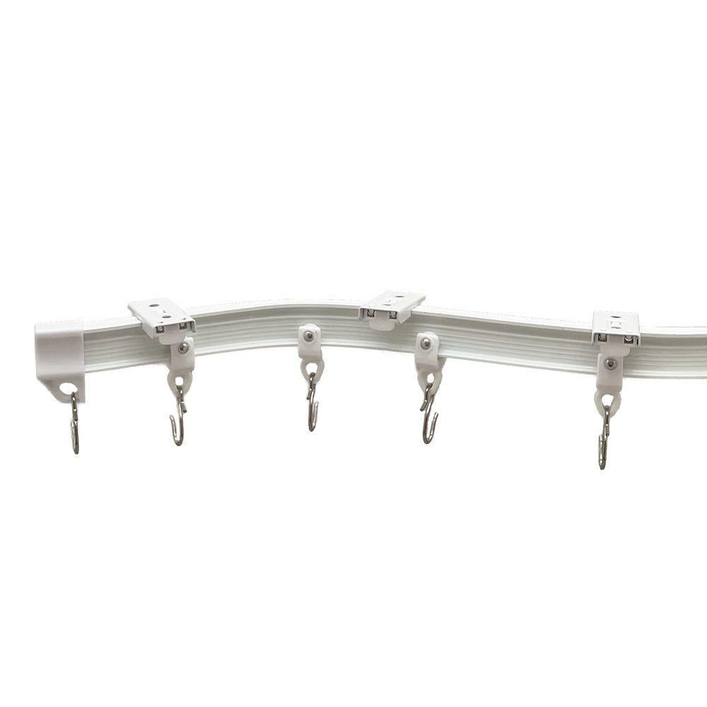 Карниз гибкий Orvit однорядный усиленный укомплектованный 500 см Белый (2934940607) Карниз гибкий Orvit однорядный усиленный укомплектованный 500 см Белый (2934940607)