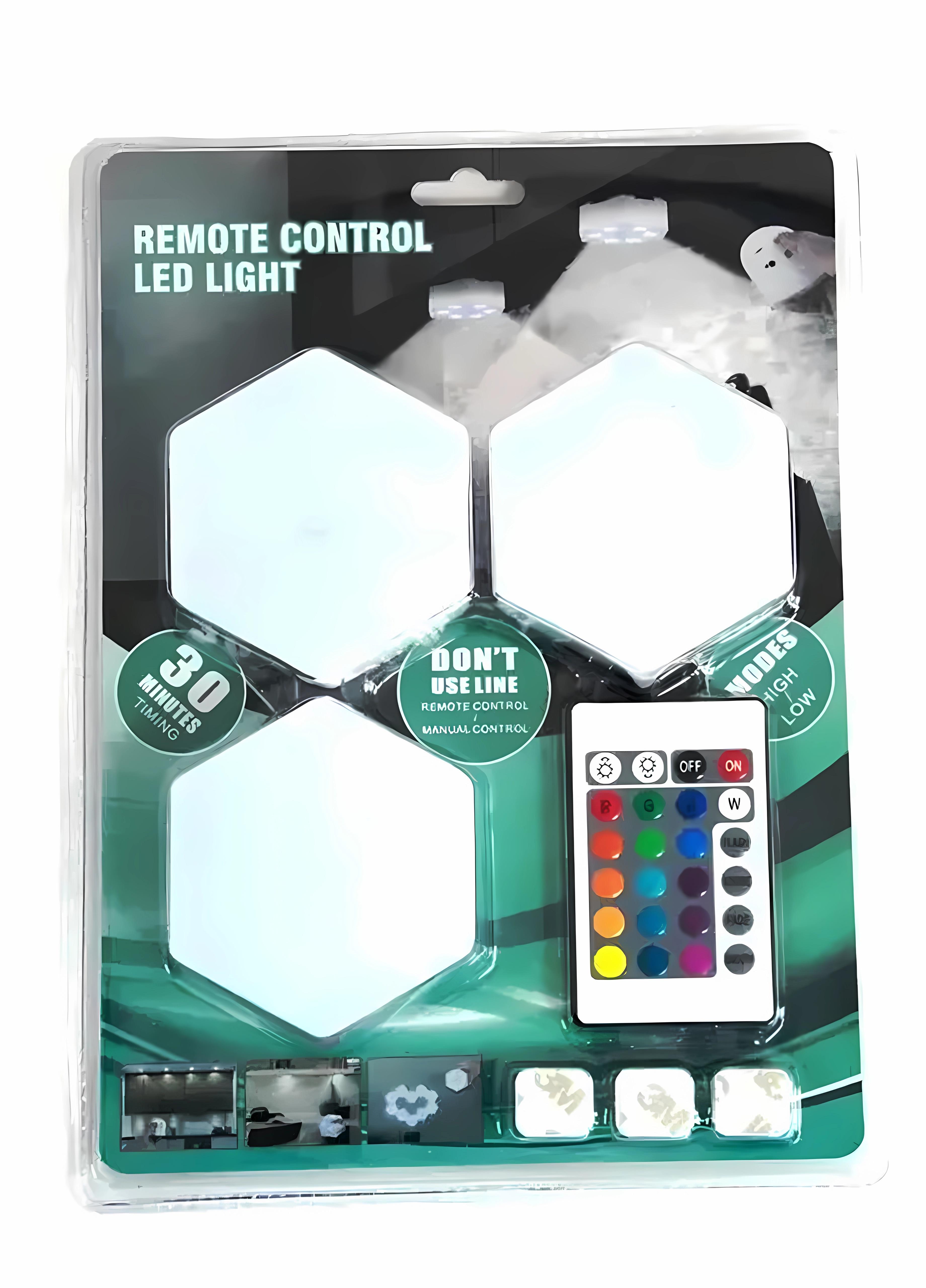 Нічник сенсорний модульний Solar 359 Lamp світлодіодний з пультом 3 шт. Білий (359A)