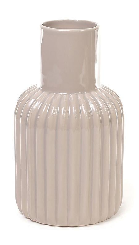 Керамічна ваза Stone Flower 19 см Кава з молоком (BD-720-018)