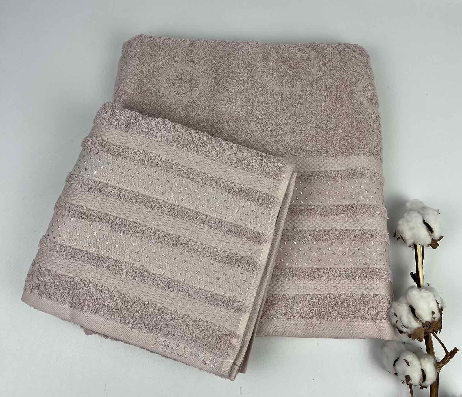 Набор полотенец Philippus Air Cotton Paris Е882 2 шт. Пудровый (CN31166)