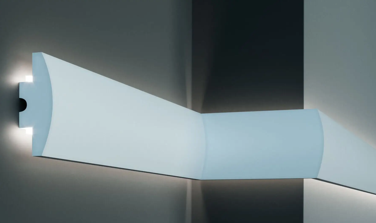 Молдинг для LED освітлення Tesori KD 506 серія D 1150 мм