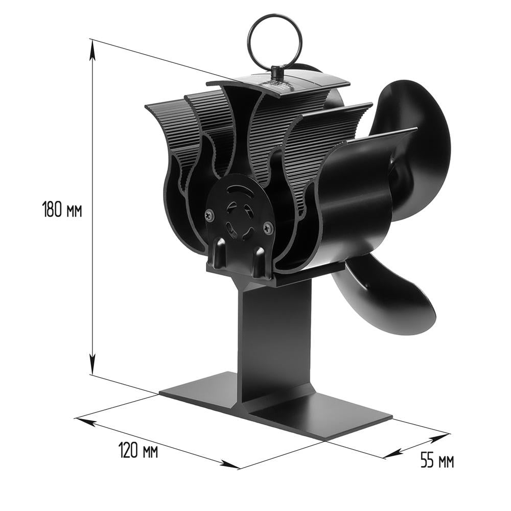 Каминный вентилятор тепловой LOSSO F4 (363887076) - фото 7