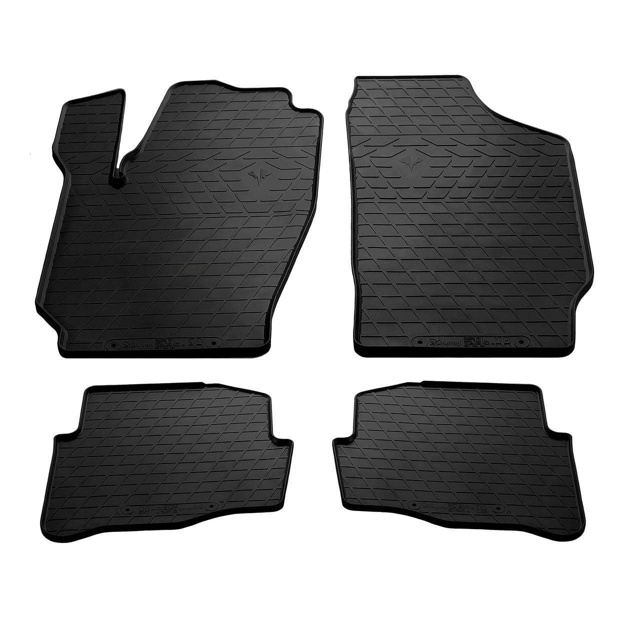 Коврики резиновые Skoda Fabia 2000-/2007-/Volkswagen Polo 2002-/ Seat Ibiza 2003-/Cordoba 2003- 4 шт. 1020054 (11524308) Коврики резиновые Skoda Fabia 2000-/2007-/Volkswagen Polo 2002-/ Seat Ibiza 2003-/Cordoba 2003- 4 шт. 1020054 (11524308)