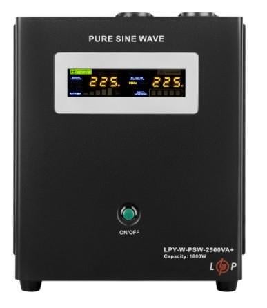 Источник бесперебойного питания LogicPower LPY-W-PSW-2500VA+ с правильной синусоидой 1800 Вт 10/20A 24V (29924300)