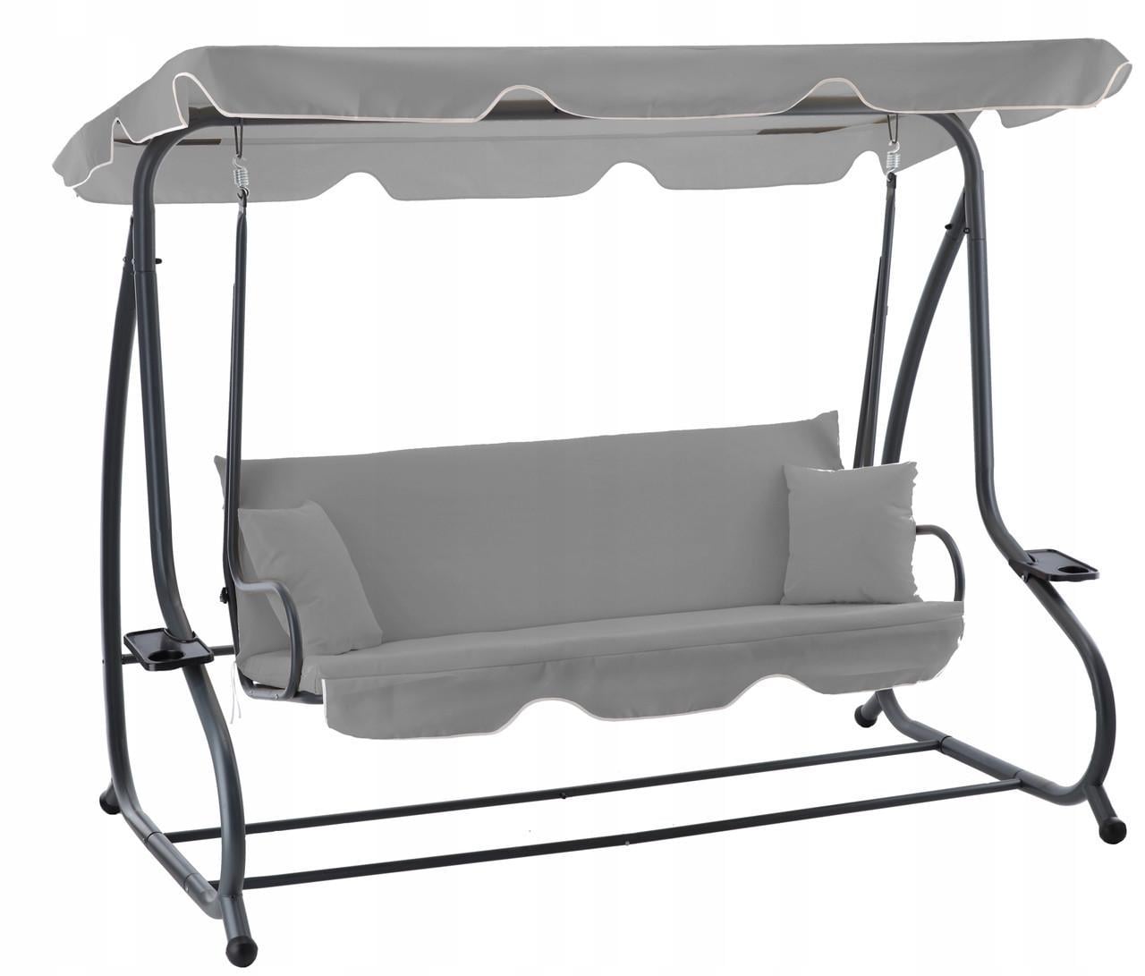 Садовые качели GardenLine Venera 210x120x170 см Grey (Venera Grey)