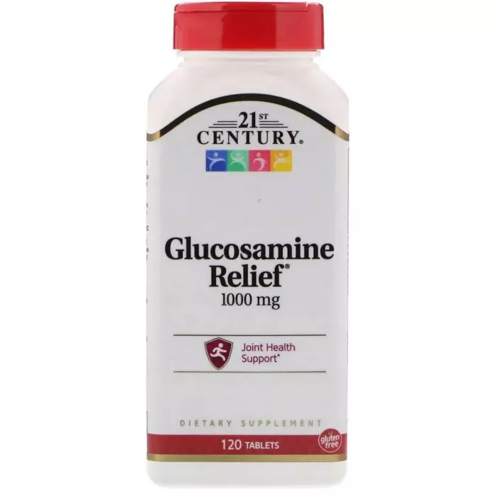 Глюкозамин 1000 мг Glucosamine Relief 21st Century 120 таблеток (CEN22215)
