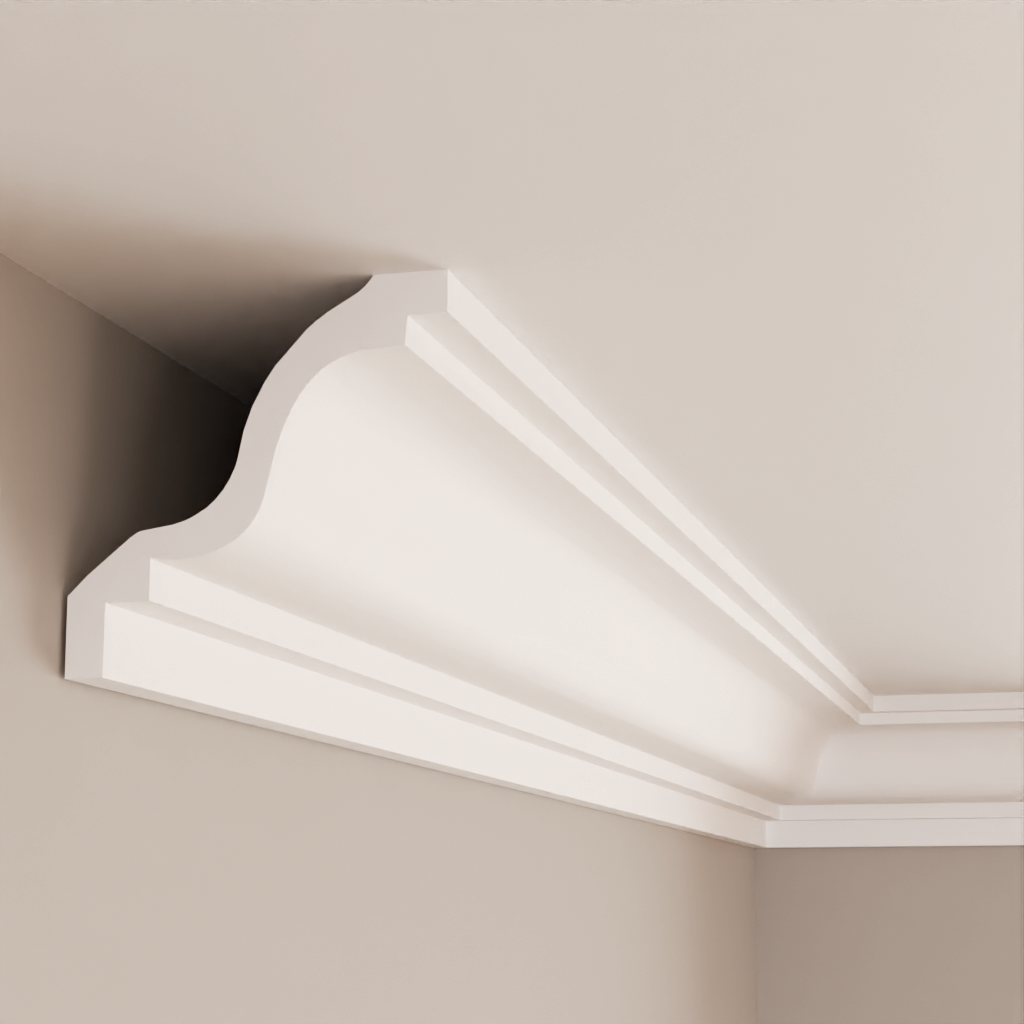 Карниз полиуретановый Gaudi Decor P 2055 91x91x2000 мм (25409038)