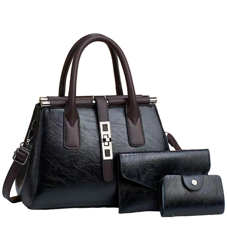 Женская сумка классическая на плечо с кошельком и картхолдером (СЖ111) Женская сумка классическая на плечо с кошельком и картхолдером (СЖ111)