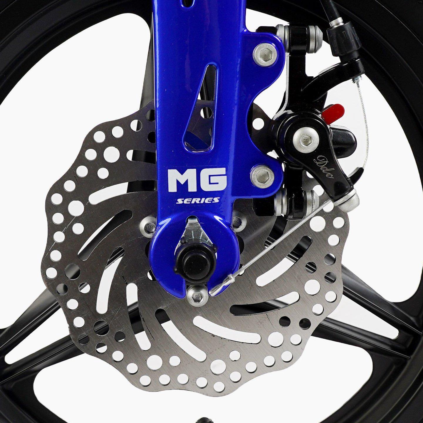 Велосипед двухколесный Corso Revolt 14" детский магниевый Синий - фото 4 Велосипед двухколесный Corso Revolt 14" детский магниевый Синий - фото 4